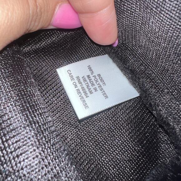 ELLE  Faux Fur Cropped Jacket L Open Front Evening Party cocktail Winter Coat - Picture 4 of 5